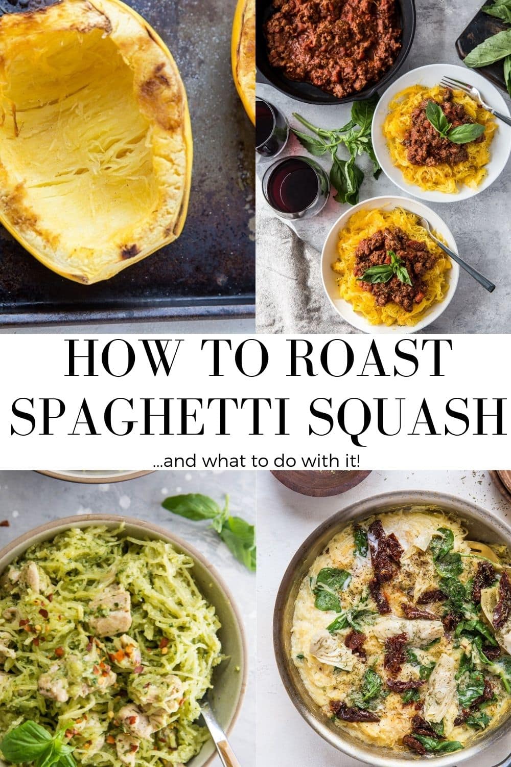How to Roast Spaghetti Squash - an easy tutorial with a video on how to cook spaghetti squash, plus what to do with it.