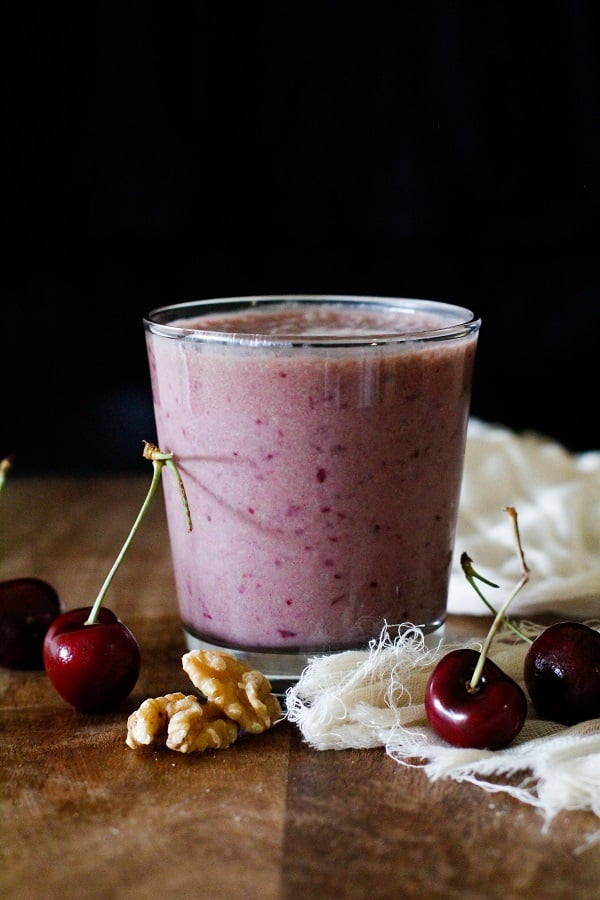 Cherry Walnut Smoothie - packed with antioxidants