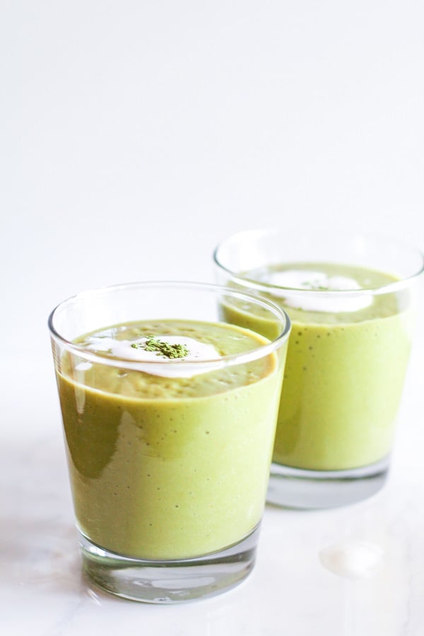 Mango Matcha Smoothie - full of antioxidants!