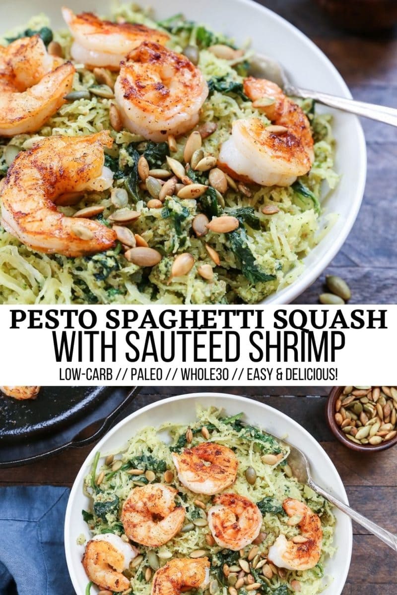 collage for spaghetti squash for pinterest