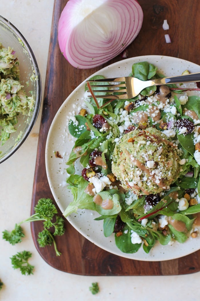 Avocado Pesto Tuna Salad with Sun-Dried Tomatoes - mayo-free and healthy!