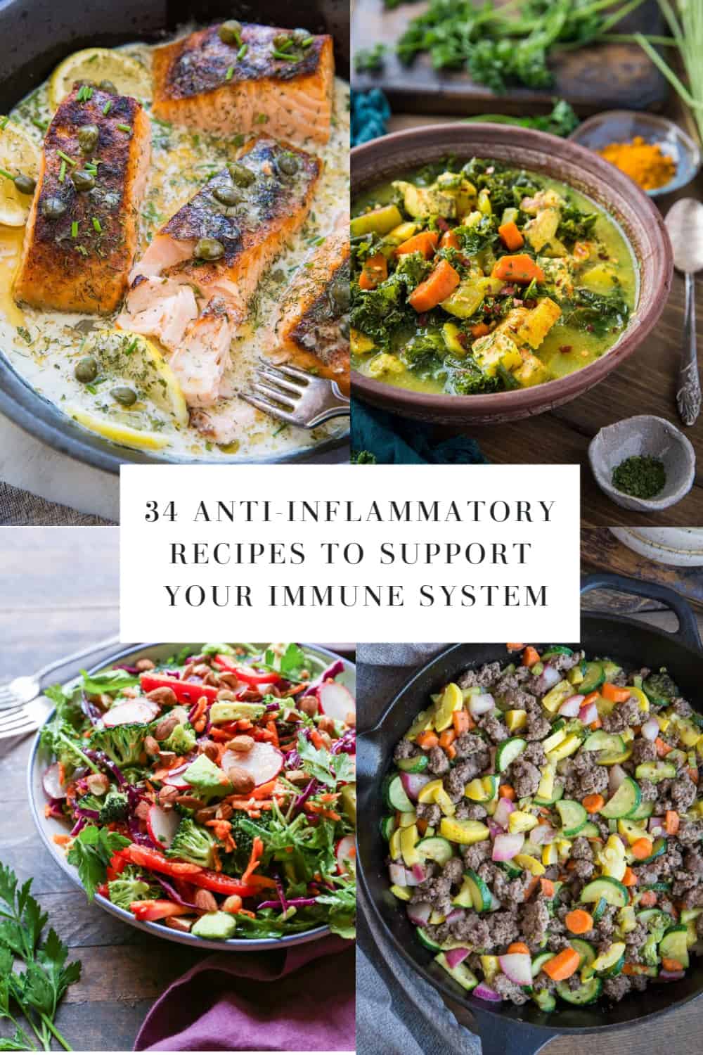 Anti-Inflammatory recipes to boost the immune system