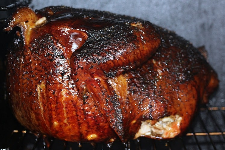 Smoked Turkey Recipe and Dry Rub Recipe from That Guy Who Grills This Smoked Turkey Recipe will be holiday dinner game changer! Smoking turkey on low heat in a smoker results in very deep flavor with the most delectable outer crust!ย ย