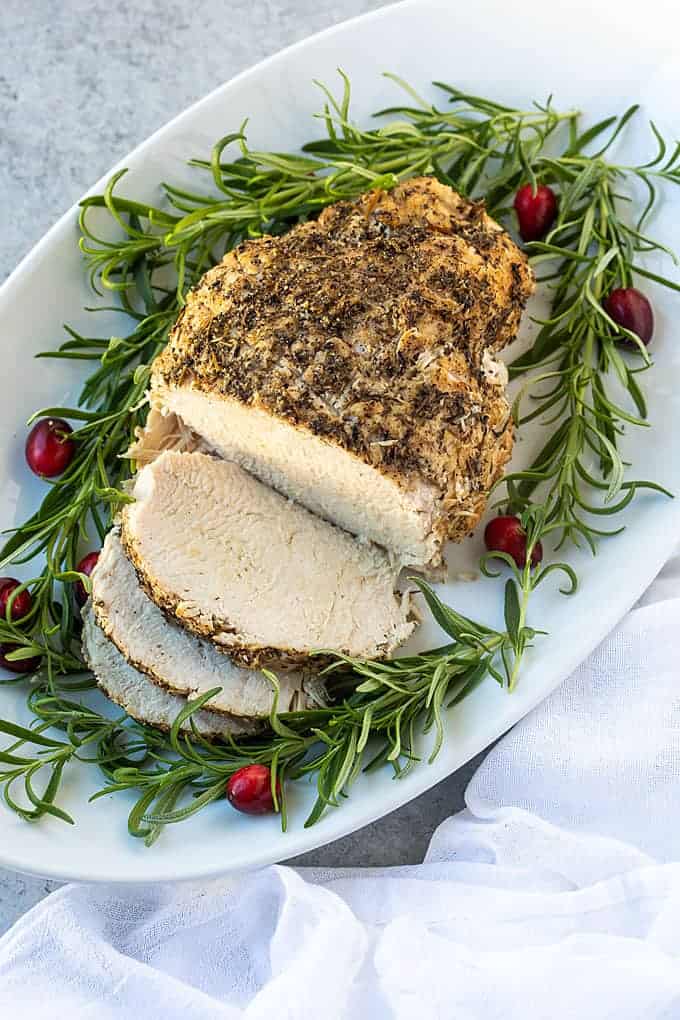 Instant Pot Frozen Turkey Breast from The Blond Cook ย - So incredibly moist and tender, this Instant Pot Frozen Turkey Breast (and gravy!) is prepared in a fraction of the time than traditional baking.