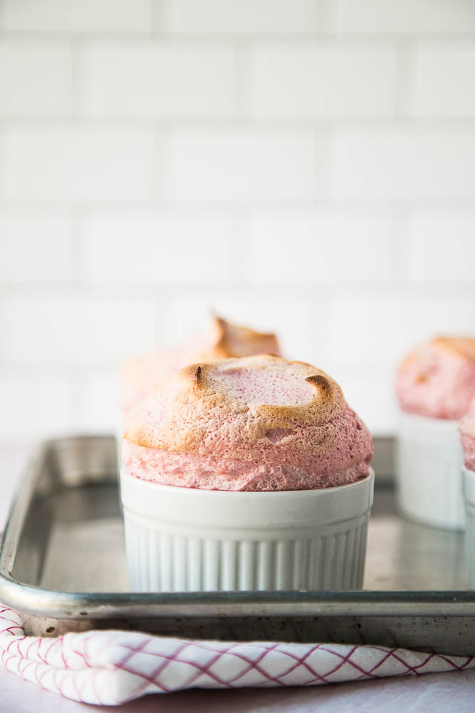 Paleo Strawberry Soufflรฉs