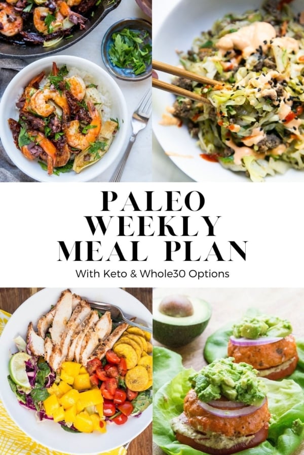 Paleo Meal Plan - Week 15 - a whole food centric meal plan with a grocery list designed to keep your workweek easy and nourishing.