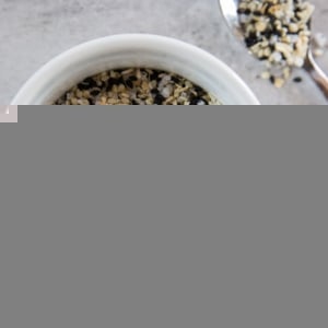 Everything Bagel Seasoning in a small bowl, mixed up and ready to use.