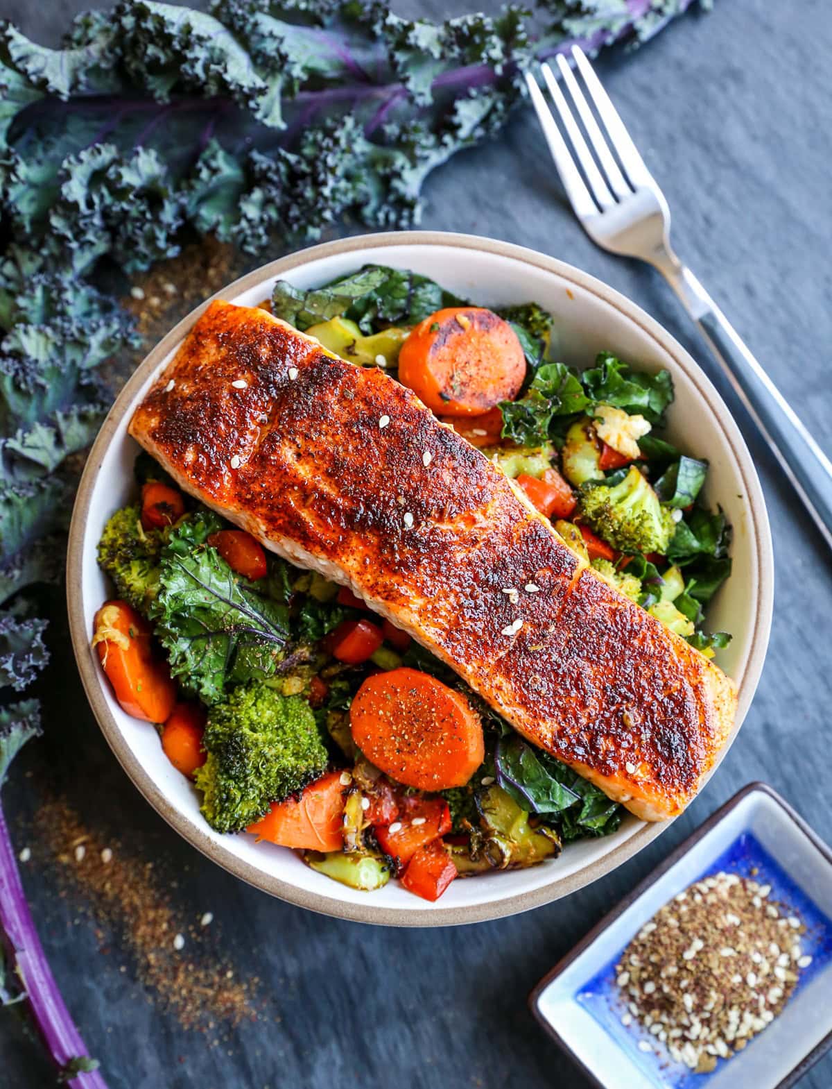 Crispy Skin Salmon Recipe - an easy recipe for making crispy salmon in the oven in 15 minutes