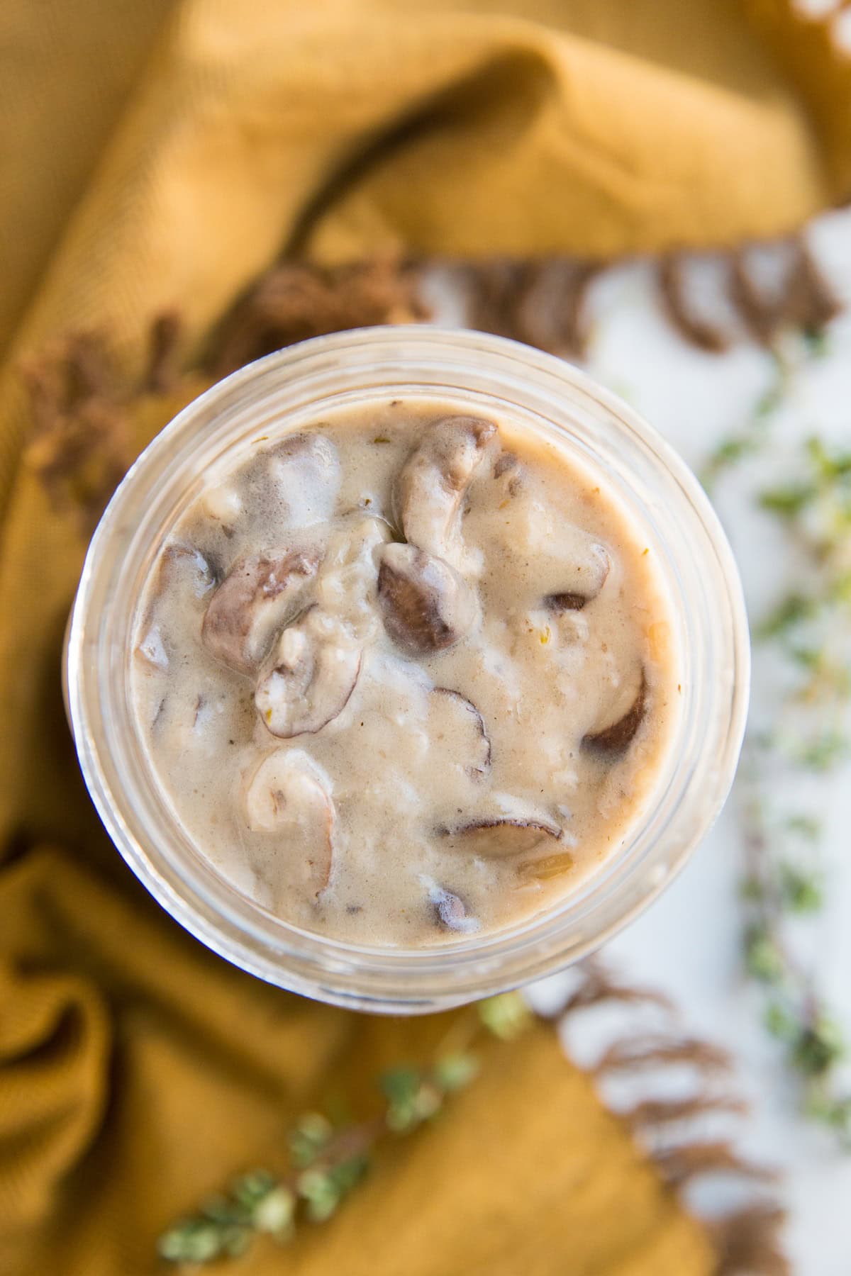 Gluten-Free Dairy-Free Cream of Mushroom Soup to replace store-bought canned cream of mushroom soup