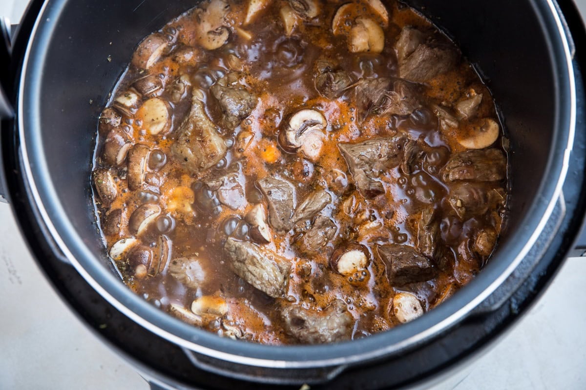 Add everything to the Instant Pot to pressure cook